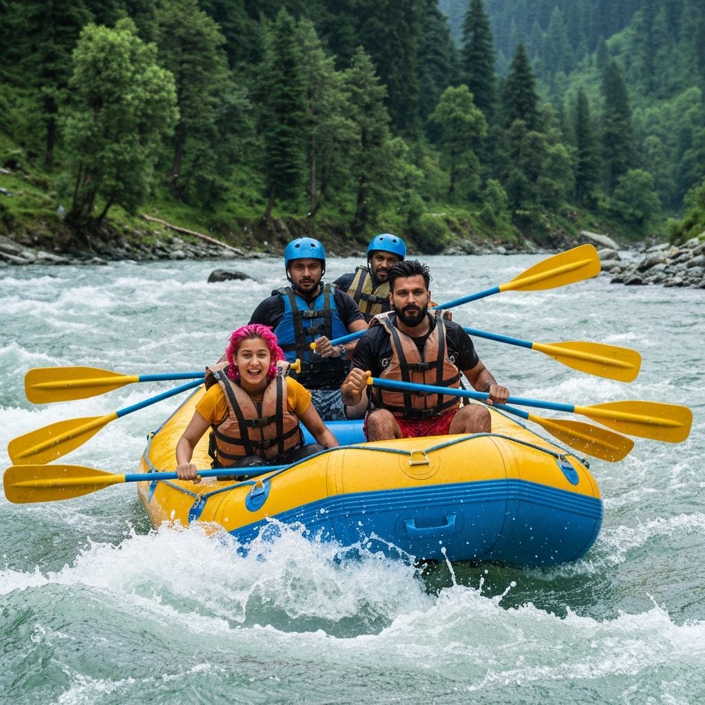 Rafting in Pahalgam